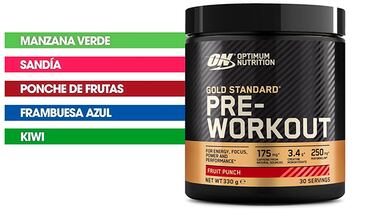 Mejora tu rendimiento con el batido Optimum Nutrition Pre-Workout