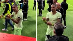 Lo sucedido a Raphinha con un aficionado de la grada del Metropolitano que es surrealista