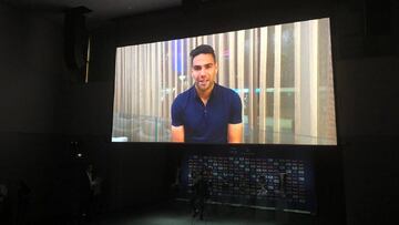Falcao estuvo presente en la despedida de Juanfran en el Atlético de Madrid