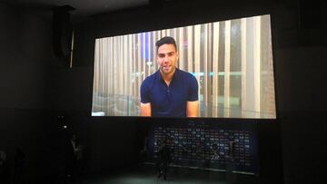 Falcao estuvo presente en la despedida de Juanfran en el Atl&eacute;tico de Madrid 