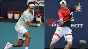 Roger Federer y John Isner se ver&aacute;n las caras en la final de Miami.