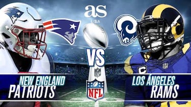 Cómo y dónde ver la Super Bowl 2019 por Internet, Rams vs Patriots