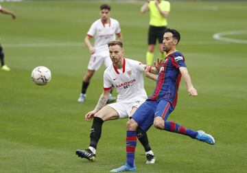 Rakitic y Sergio Busquets 