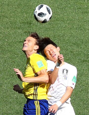 Así se narró el gol de Suecia para vencer a Corea del Sur