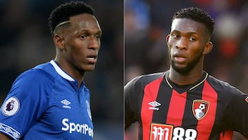 Yerry Mina y Jefferson Lerma, jugadores colombianos en la Premier League