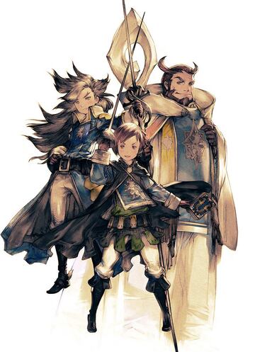 Ilustraci¨®n - Bravely Second (3DS)