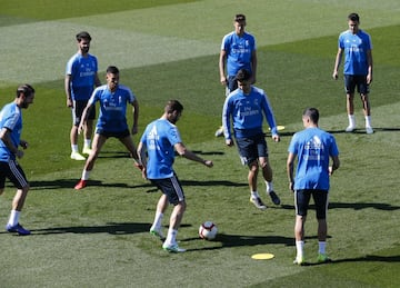 El Real Madrid prepara su partido contra el Huesca