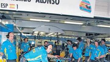 <b>A POR TODAS. </b>En Renault tendrán que trabajar como nunca para que Alonso sea campeón.