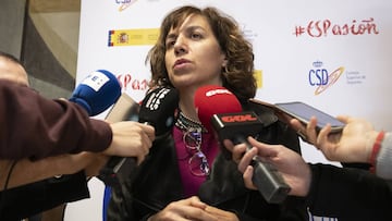 Irene Lozano, en una comparecencia como presidenta del CSD.