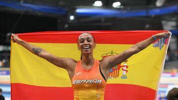 Ana Peleteiro celebra el oro europeo en Apeldoorn 2025.