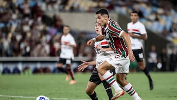 Kevin Serna, entre las calificaciones más altas de la goleada de Fluminense sobre Sao Paulo.