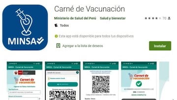Minsa: cómo descargar en el celular el carnet de vacunación y obtener el código QR