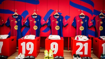 El Barcelona, con pantalón blanco ante Las Palmas