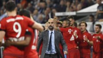 Guardiola, durante el partido.