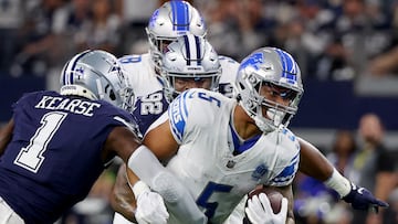 David Montgomery será el hombre encargado de minar la defensiva de los Cowboys.