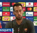 Busquets: "Que Setién siga sería buena señal"