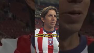 Así vivió el ‘Tilón’ Chávez el debut de su hijo Mateo con las Chivas