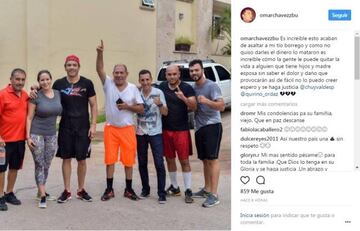 Foto del Instagram de Omar Ch&aacute;vez, hijo de Julio C&eacute;sar Ch&aacute;vez. Al centro, Rafael Ch&aacute;vez, hermano del &#039;C&eacute;sar del boxeo&#039;.