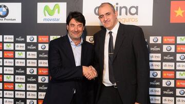 Jordi Villacampa ha pasado esta nochel el relevo en la presidencia del Joventut de Badalona a su ex compañero Juanan Morales.