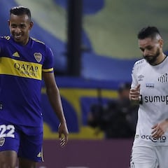 Villa sella el triunfo de Boca sobre Santos por Libertadores