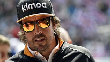 Fernando Alonso en China.