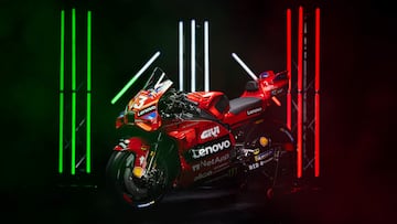 Detalles de la nueva Ducati Lenovo Team de MotoGP 2024 que pilotarán Francesco ‘Pecco’ Bagnaia y Enea Bastianini.