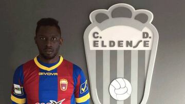 Eldense striker Cheikh Saad.