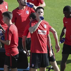 Primer día de Diego Costa en la ciudad deportiva del Atlético