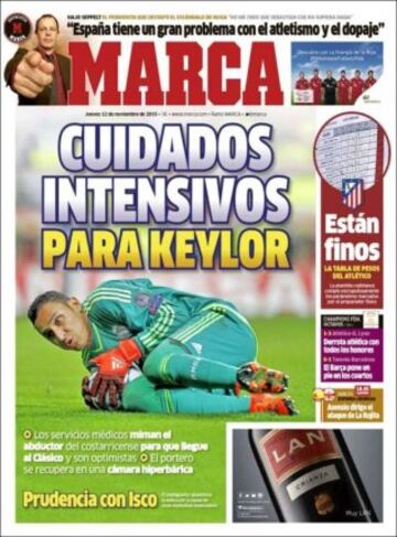 Portadas de la prensa mundial