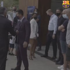 La escena de Messi con Laporta que deja a los culés helados