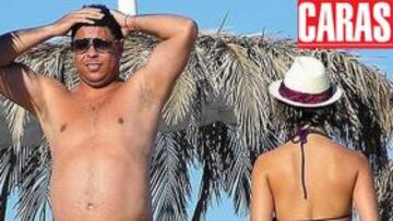 Ronaldo, en Ibiza antes de verse con Neymar en Río