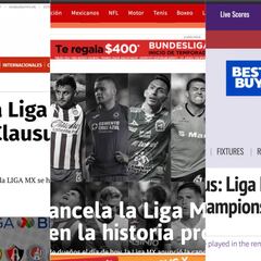 Así vio el mundo la cancelación del Clausura 2020 de la Liga MX