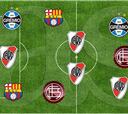 Cuatro de River y dos de Lanús, en el XI ideal de la Libertadores