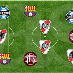 El XI ideal de la vuelta de cuartos de la Copa Libertadores