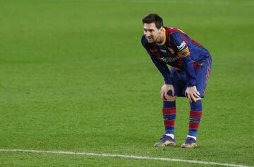 Pitchtime taking its toll? Barcelona's Lionel Messi.
