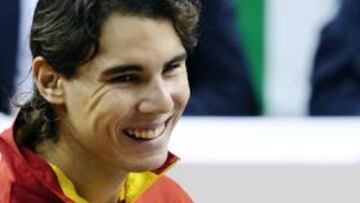 Nadal: "Me gusta más jugar el segundo, pero el capitán prefería que empezara yo"