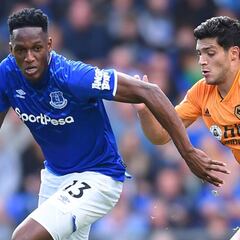 Yerry Mina, titular en un nuevo triunfo del Everton en Premier