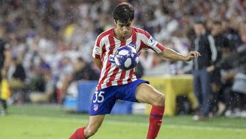 Manu S&aacute;nchez, con el primer equipo en el MLS All Star-Atl&eacute;tico de Madrid.