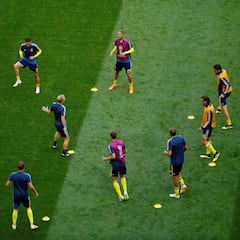 Suecia-Suiza en imágenes