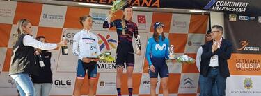 Alicia González, 3º en Valencia: 1º podio del Movistar femenino