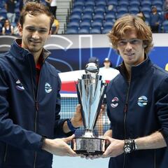Rublev y Medvedev dan a Rusia su primer título en la ATP Cup