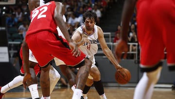 Milos Teodosic, en su debut en la pretemporada NBA con los Clippers.