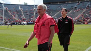 Mourinho antes del encuentro ante el Liverpool