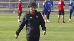 Idiakez, entrenador del Zaragoza. 