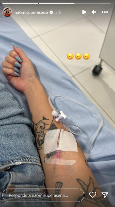 Naomi Asensi, de LIDLT, ingresada en el hospital