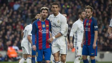 03/12/16 PARTIDO PRIMERA DIVISION
BARCELONA - REAL MADRID
LEO MESSI
CRISTIANO RONALDO
