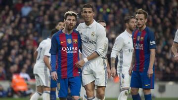 03/12/16 PARTIDO PRIMERA DIVISION
 BARCELONA - REAL MADRID
 LEO MESSI
 CRISTIANO RONALDO