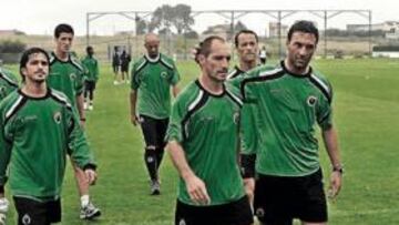 <b>CANSADOS. </b>La plantilla llega al ecuador de la pretemporada con mucho trabajo acumulado.