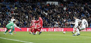 Lucas Vázquez anotó el 1-1 a pase de Odriozola.