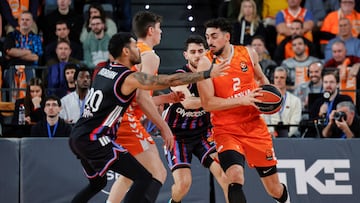 20/01/26 PARTIDO BALONCESTO
EUROLIGA EUROLEAGUE REGULR SEASON ROUND 23
VALENCIA BASKET - PARIS BASKETBALL